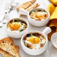 Baked eggs